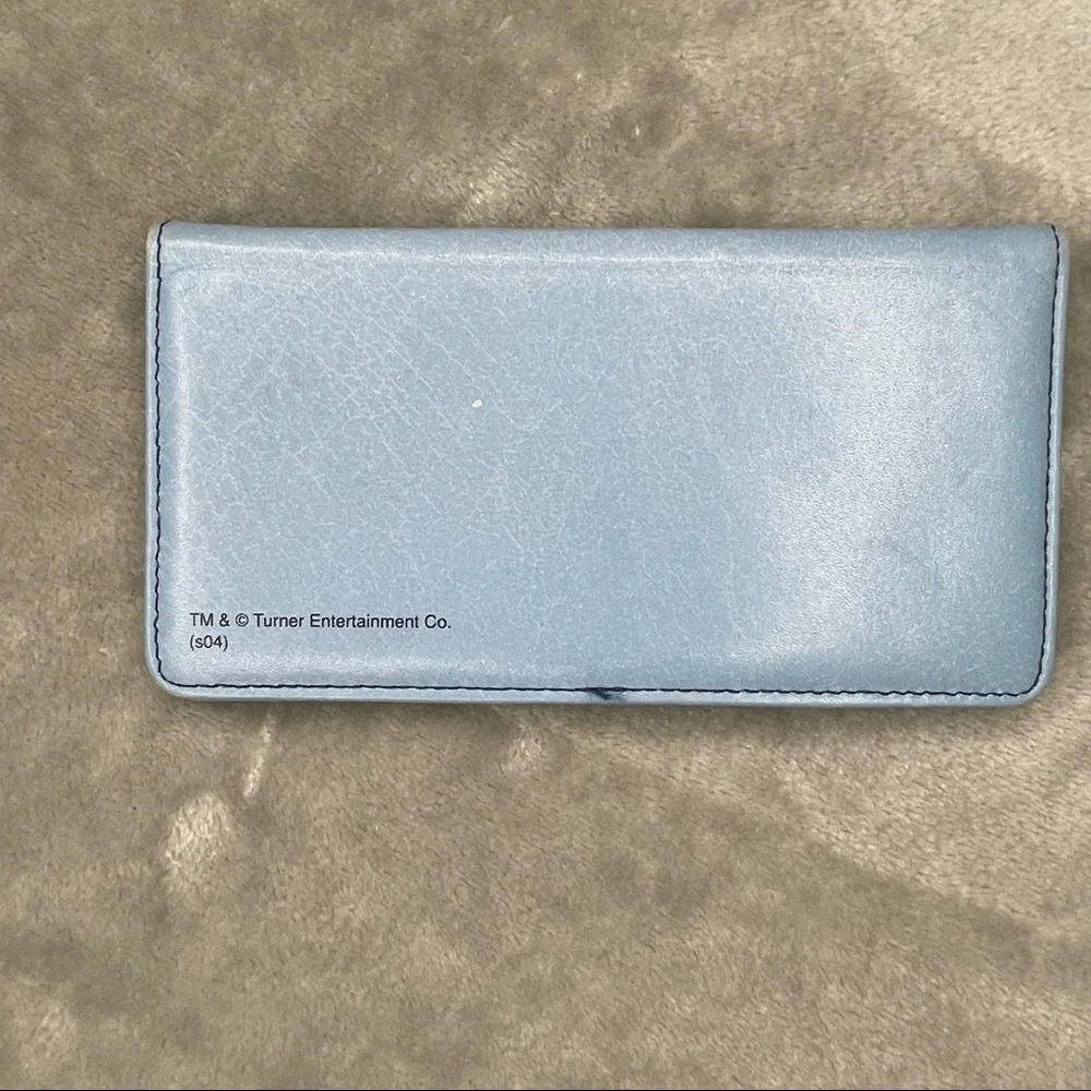 Tom and Jerry Light Blue Wallet Checkbook Credit Card Holder Turner Ent